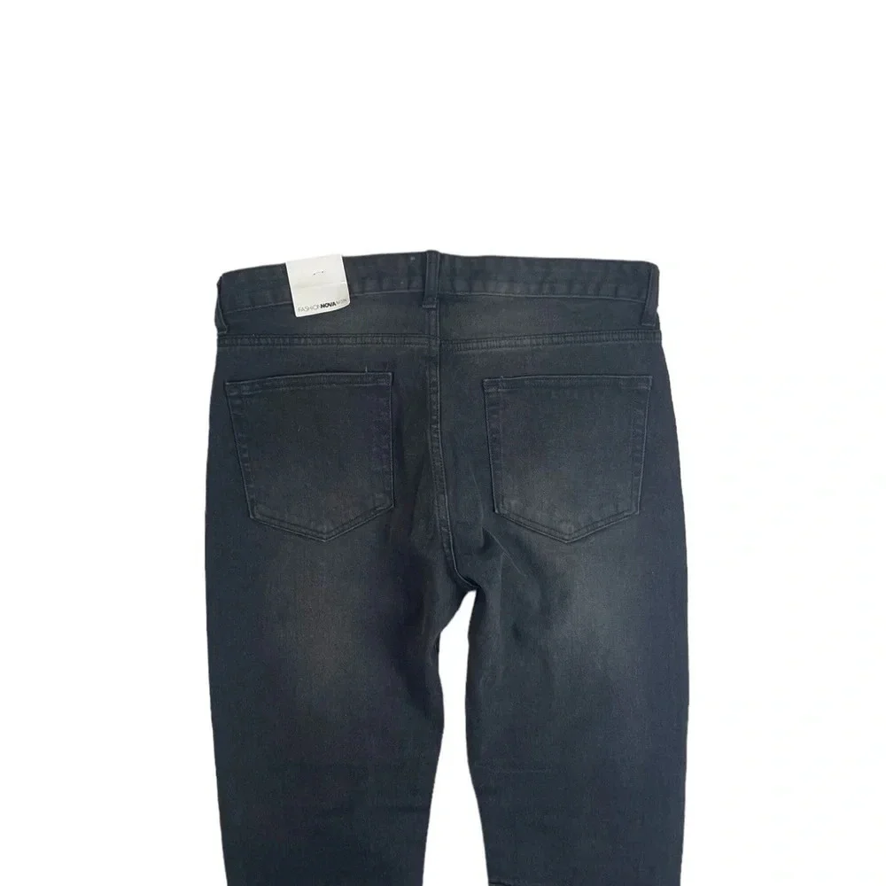 MJ202 NWT Mens Fashion Nova Melvin SKINNY Stretch Denim Jeans 34x34